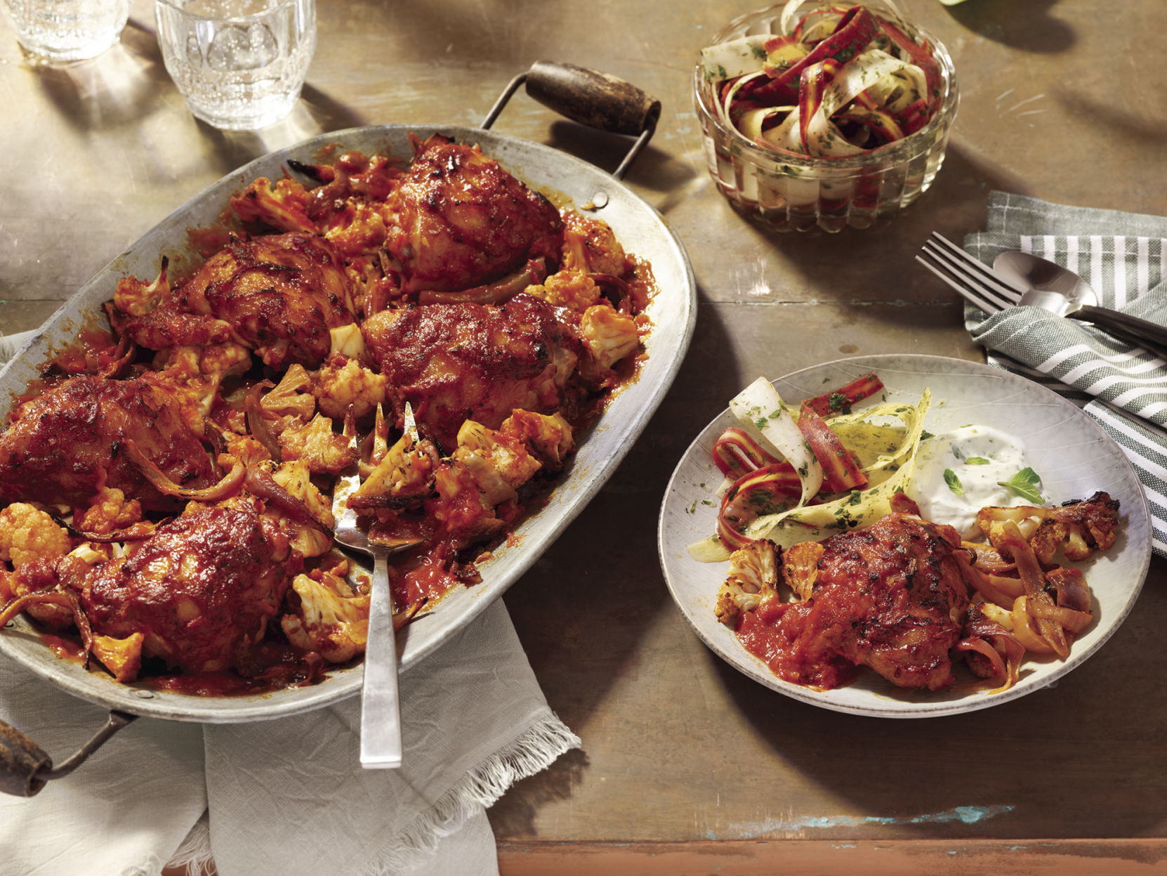Savory Harissa-Roasted Chicken and Vegetables